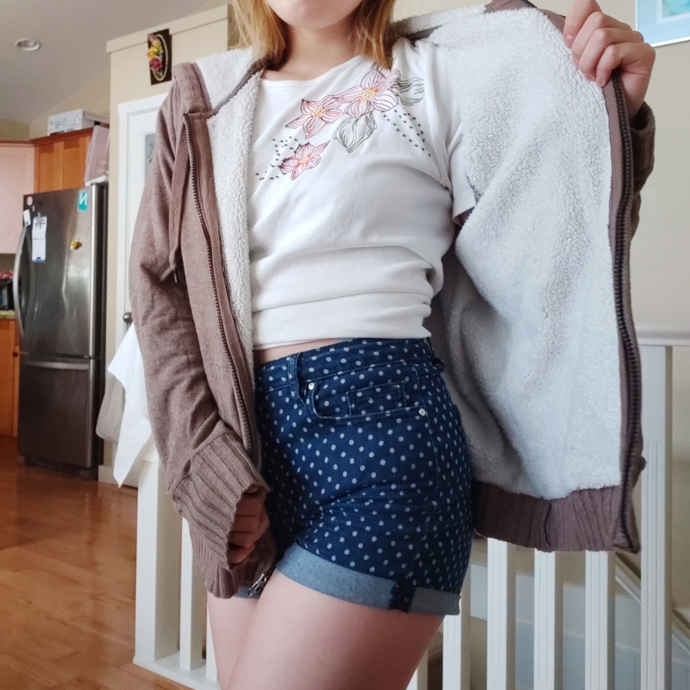 Comfy Brown Zip-up Hoodie